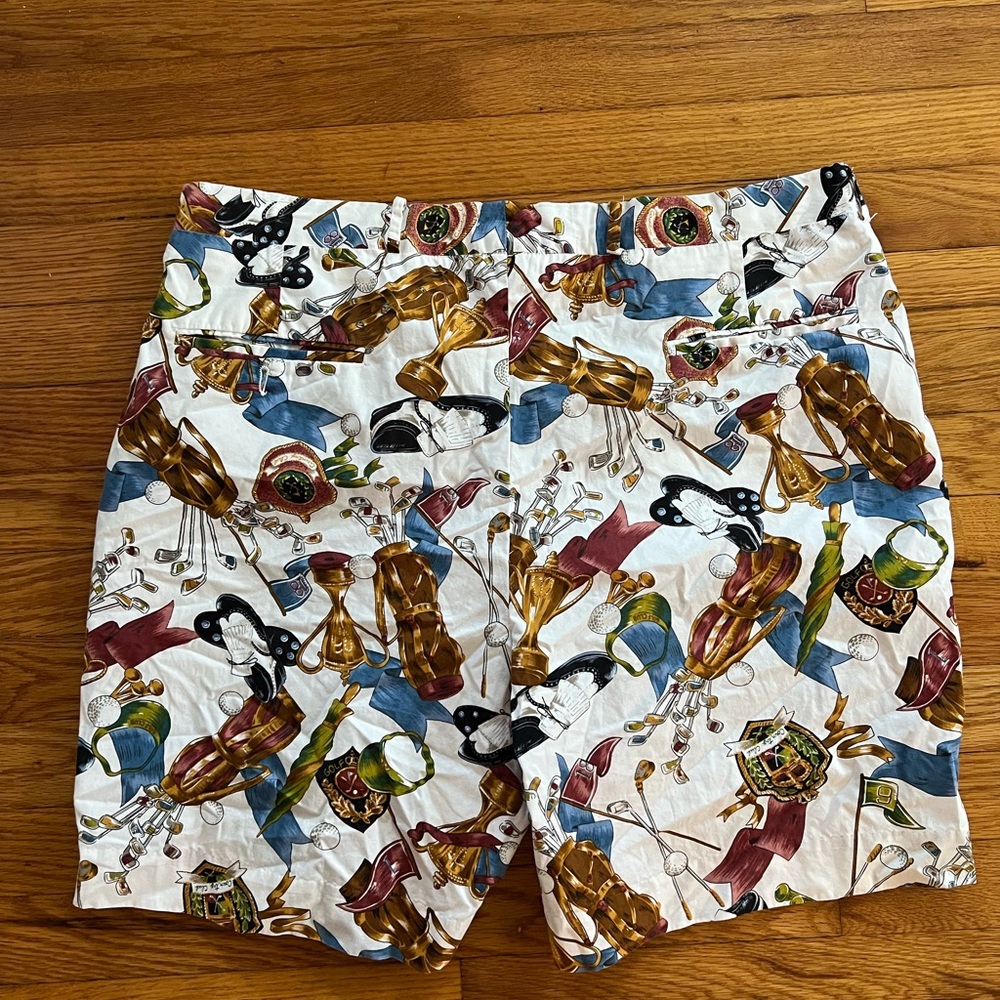 Vintage Novelty Golf Clubs Golf Shorts Men 36